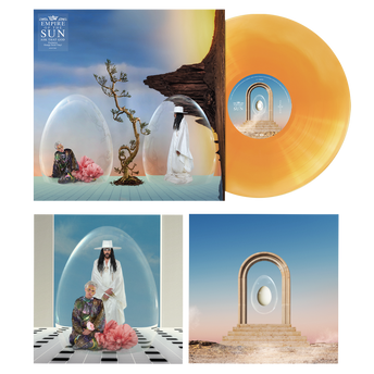 Ask That God  Exclusive Orange Swirl LP + Signed 12" Card