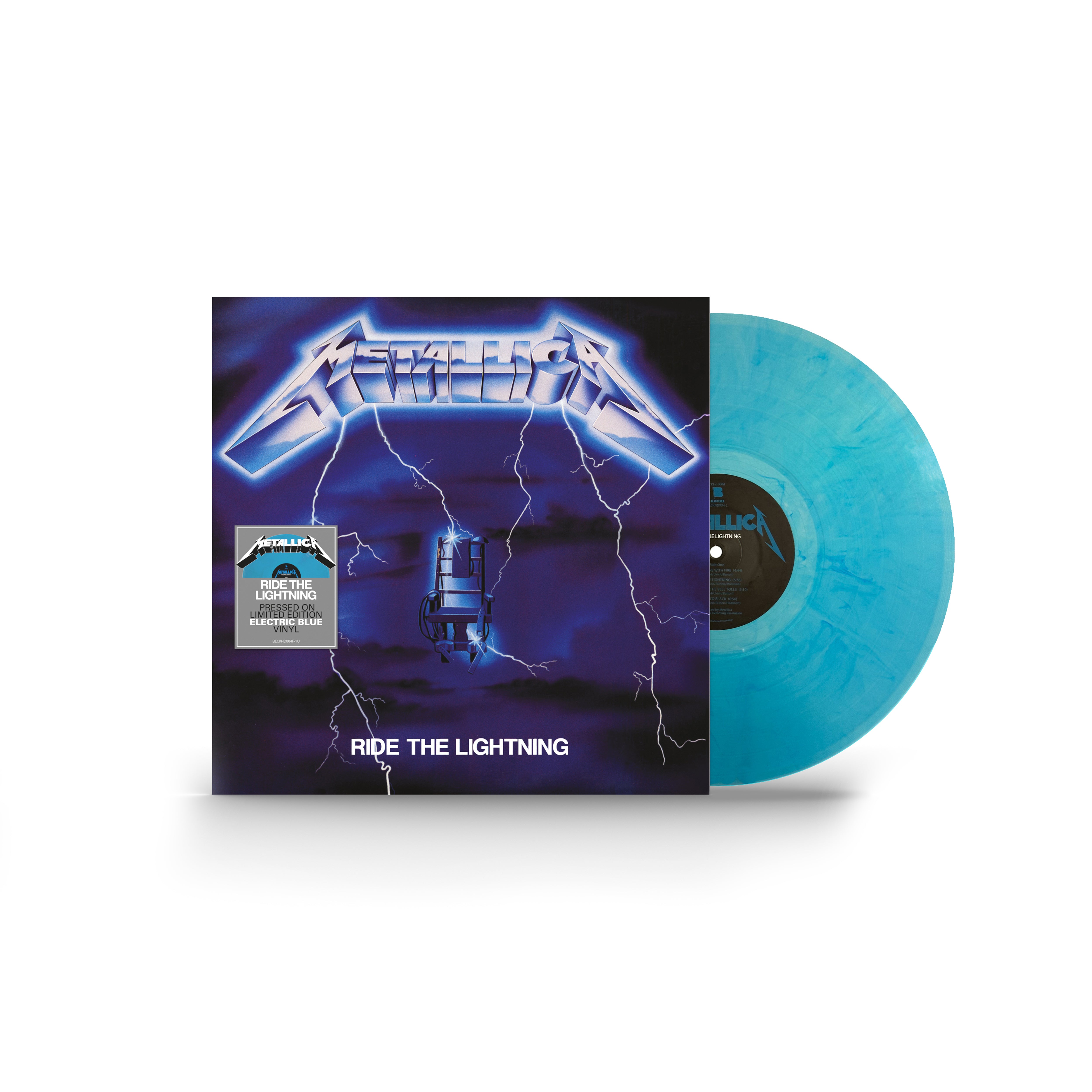 Ride The Lightning - Electric Blue 1LP - uDiscover Store MX