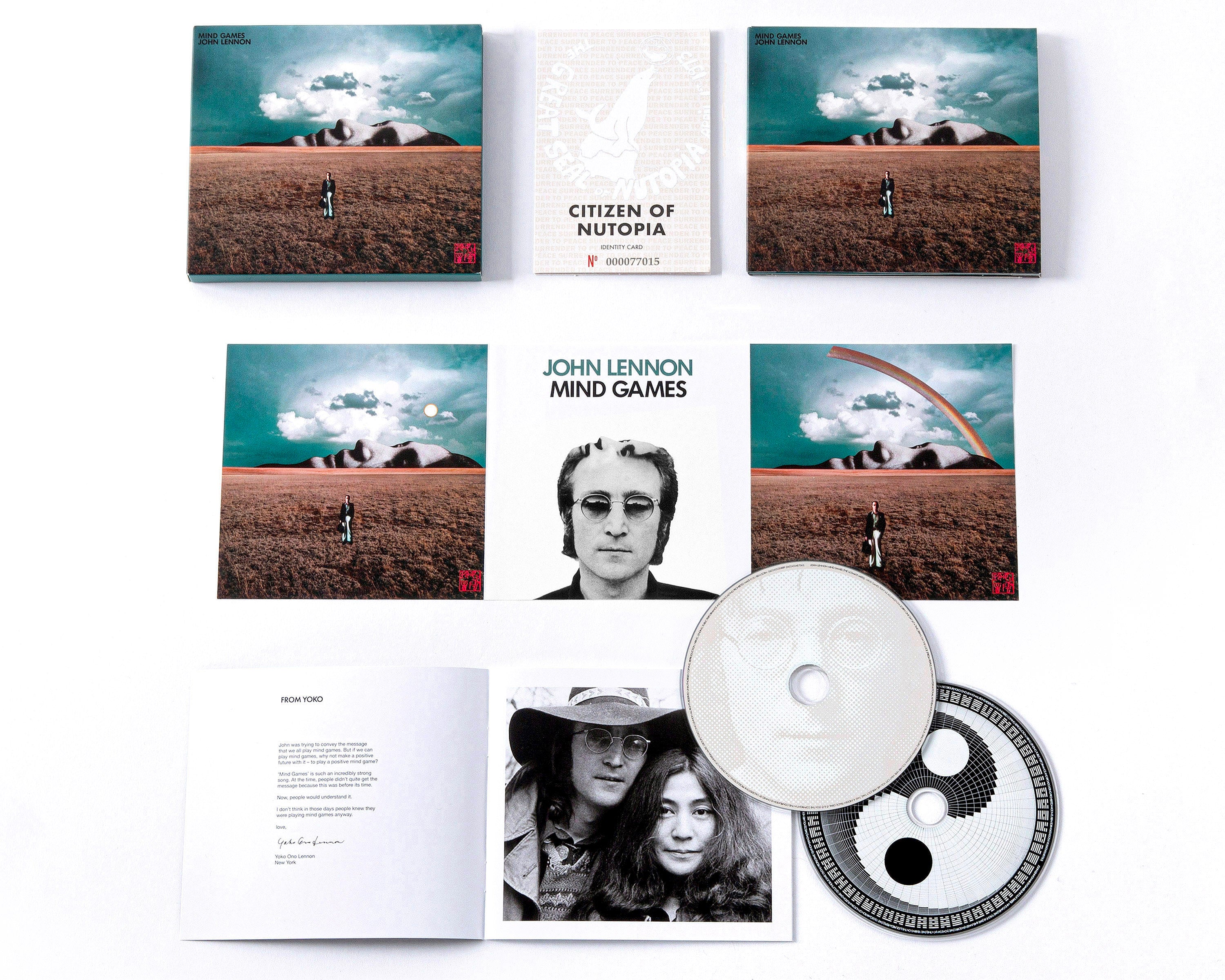 John Lennon Mind Games (RARE SET!! 送料込み） JOHN LENNON MIND GAMES (The Ultimate Collection) - OUT NOW.