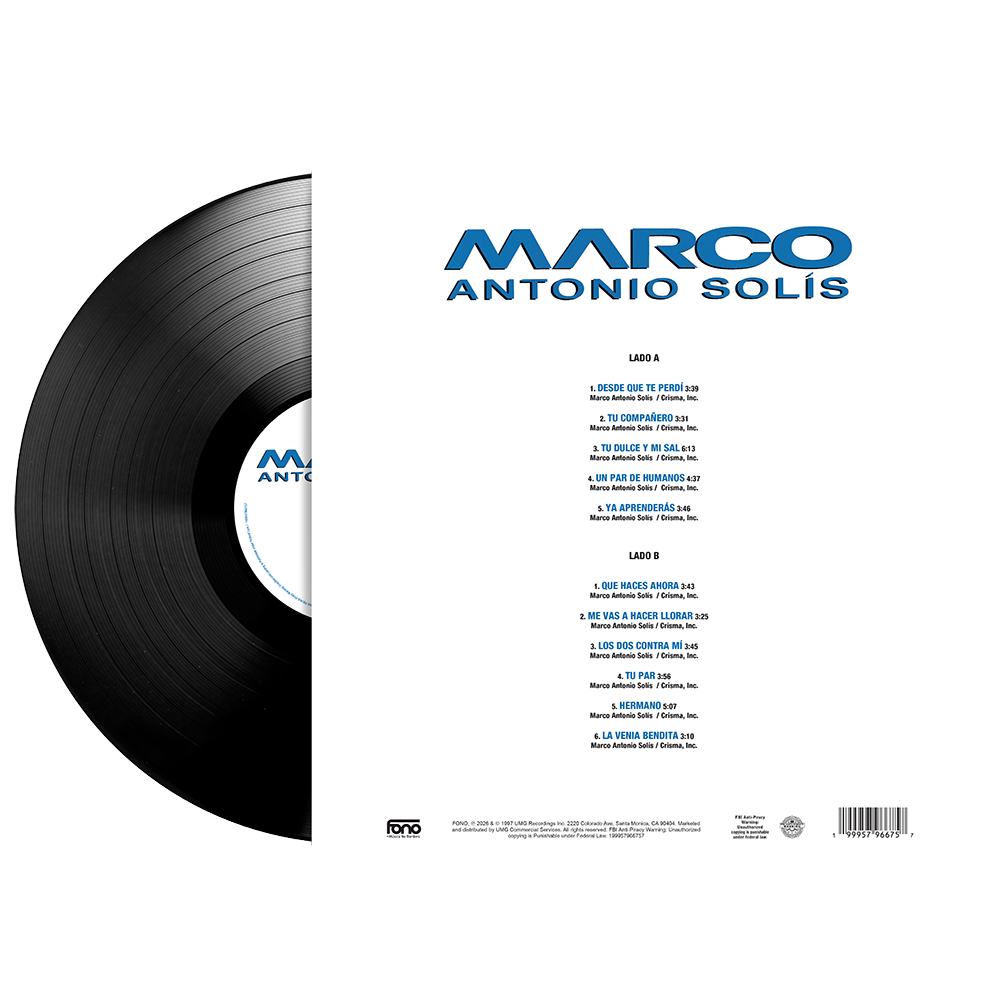Marco Antonio Solís 1LP Vinyl