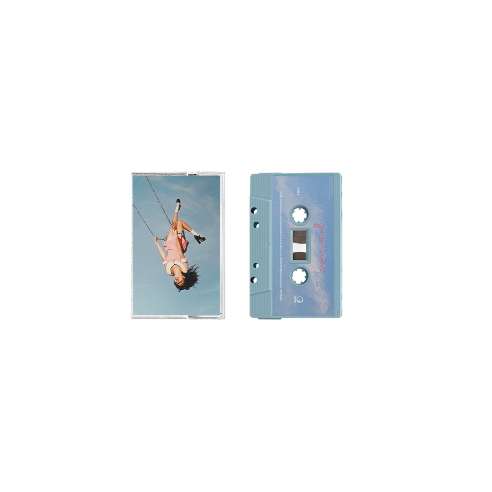 you seem pretty sad for a girl so in love - exclusive baby blue cassette