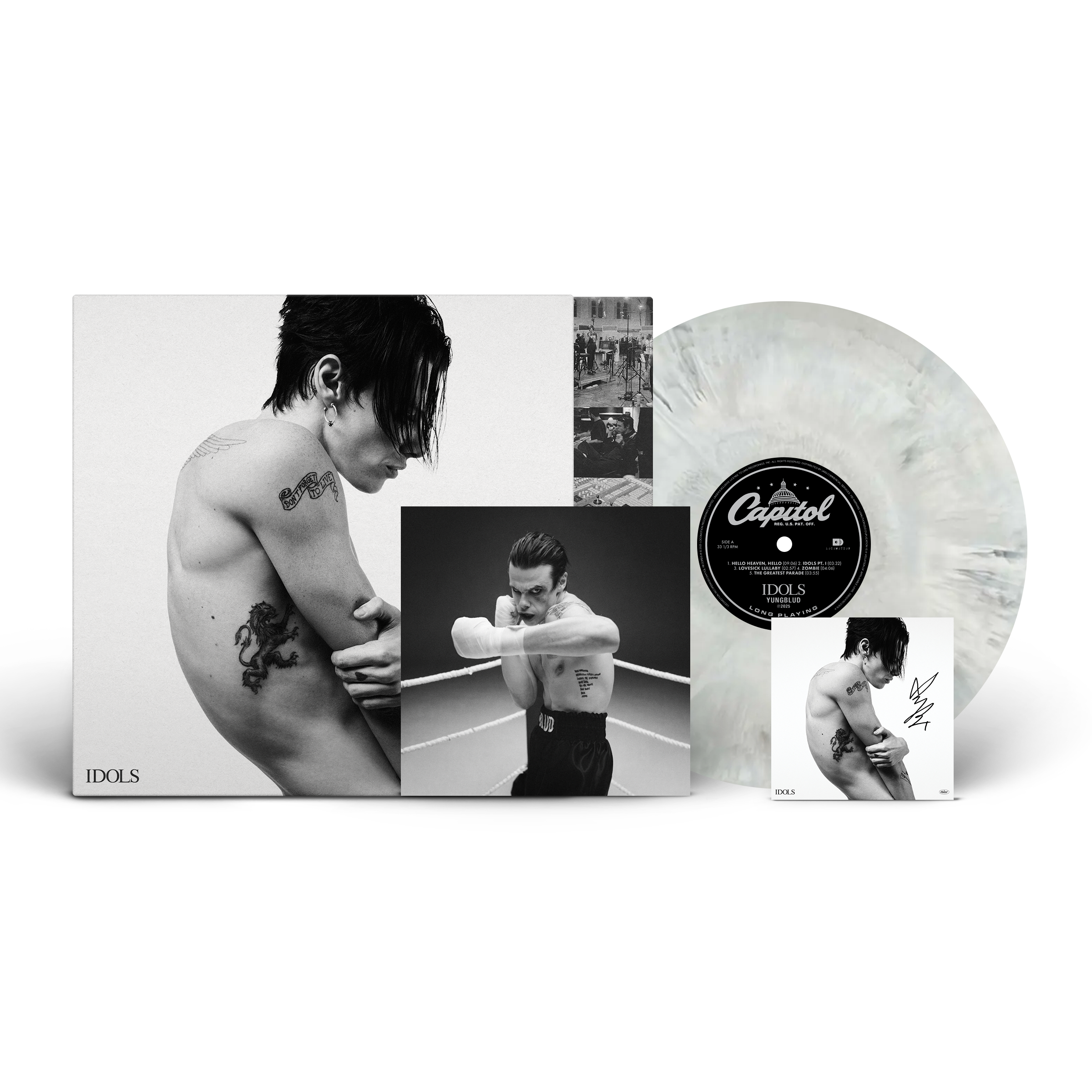 Idols "Distant Smoke" Marble Vinyl + Signed Art Card