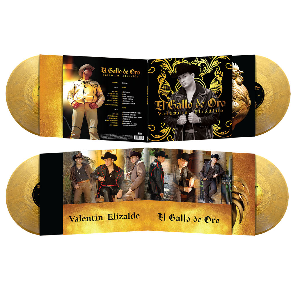 Valentín Elizalde - El Gallo De Oro 2LP Vinyl