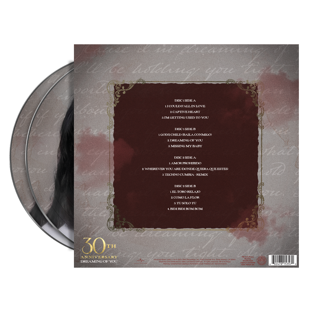 Dreaming of You (30th Anniversary) Picture Disc 2LP Vinyl