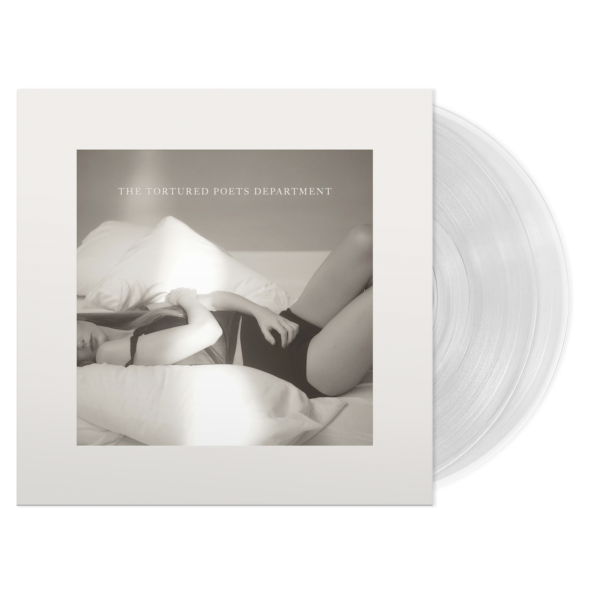 The Tortured Poets Department Phantom Clear Vinyl + Bonus Track "The Manuscript"