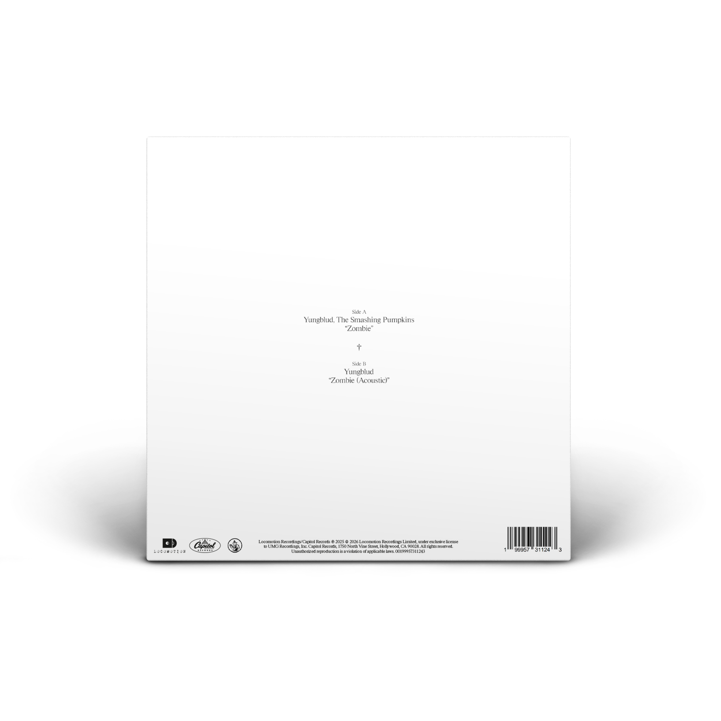 Yungblud, The Smashing Pumpkins - Zombie Blue Marble 7" Vinyl