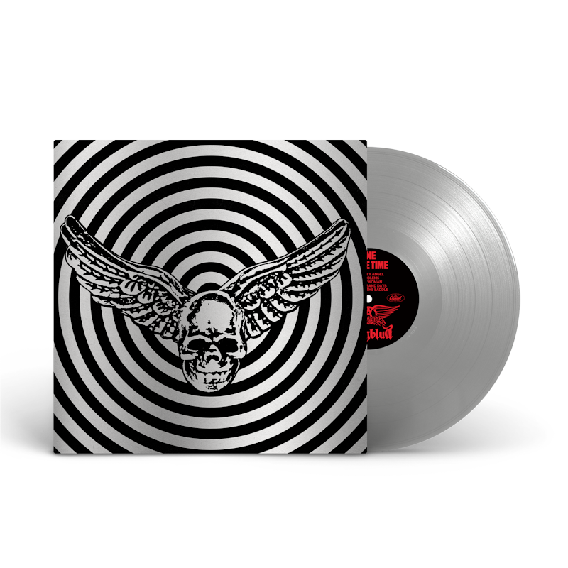 Aerosmith & YUNGBLUD - One More Time - Silver Vinyl (YUNGBLUD Store Exclusive) + Signed Art Card