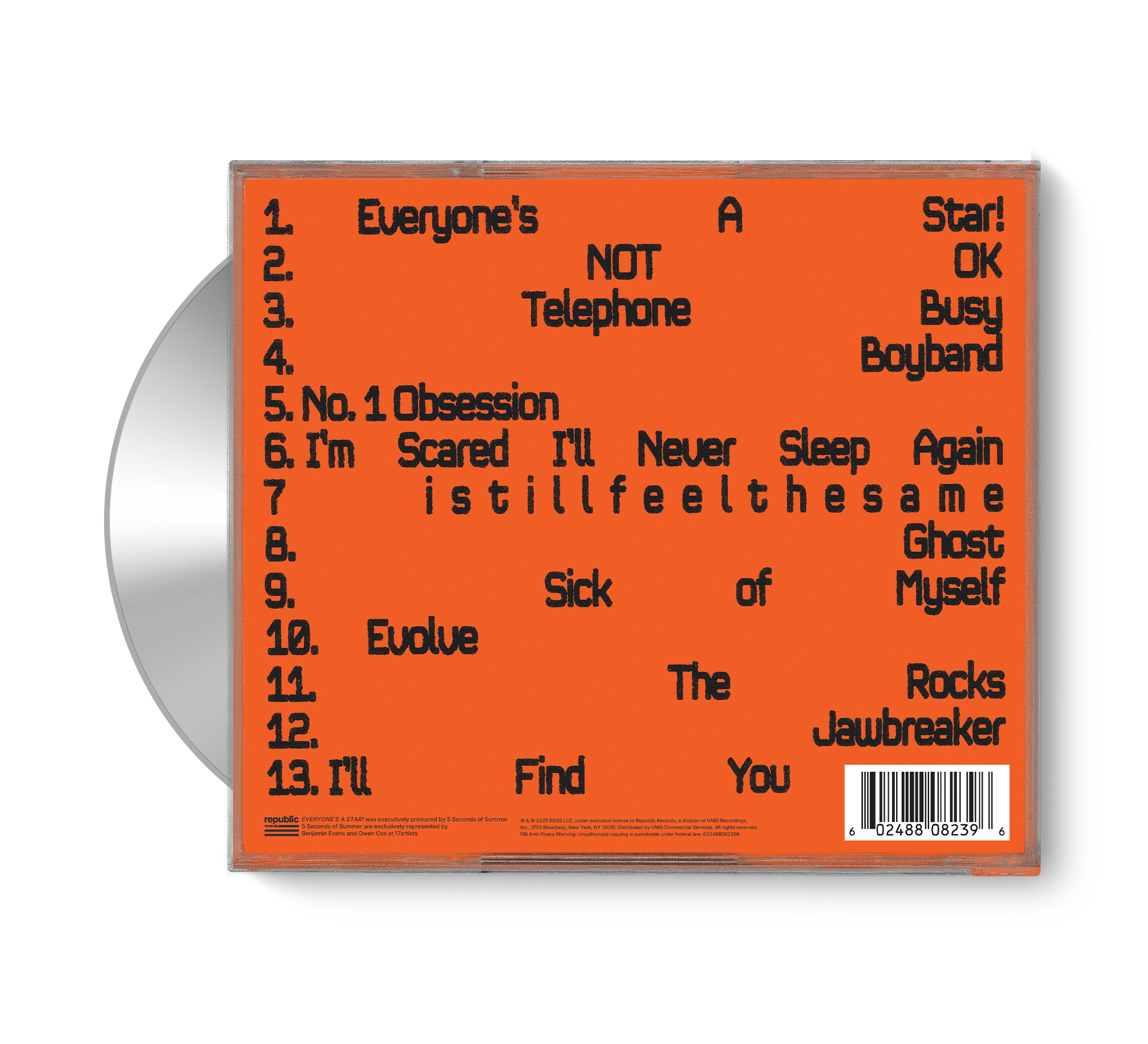 EVERYONE'S A STAR! (Calum Deluxe) Store Exclusive CD