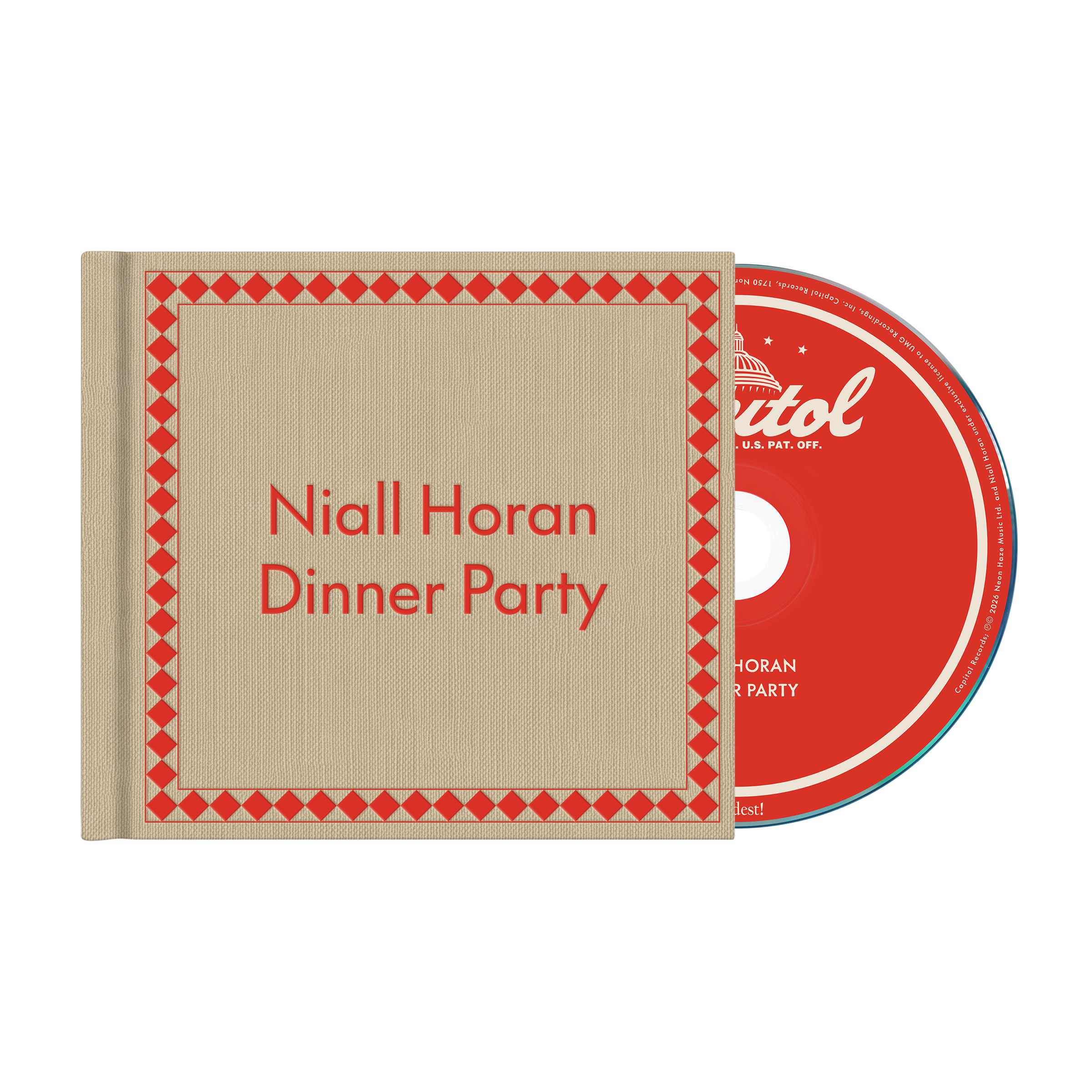 Dinner Party - Hardcover Book CD + Signed Art Card