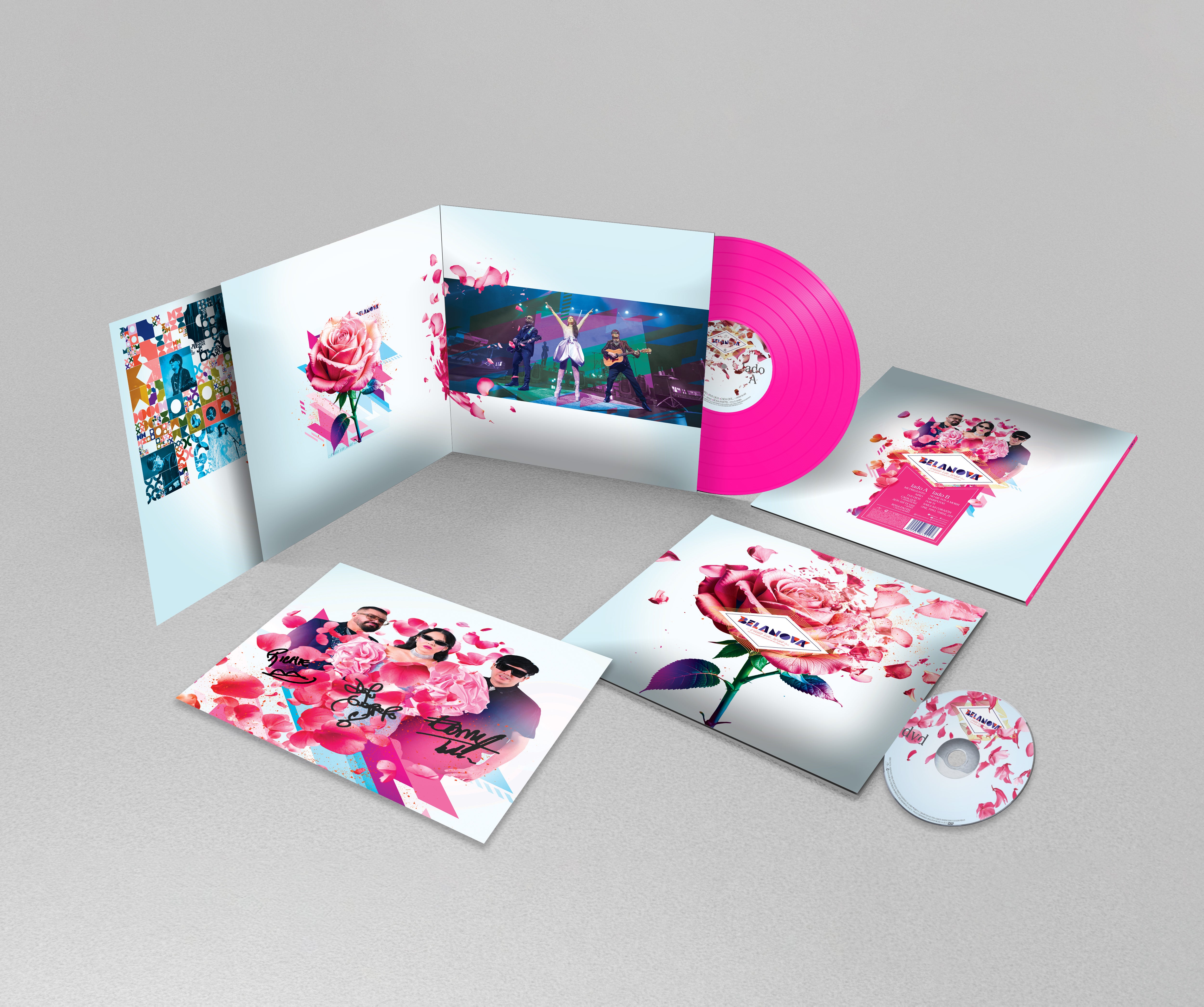 Vida En Rosa Tour "En Vivo Desde El Palacio de los Deportes, CDMX/ 2024" (LP+ DVD+ Litografía autografiada)