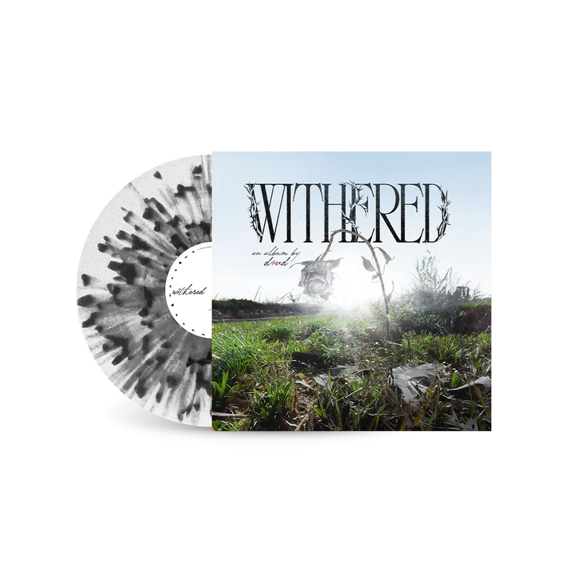 WITHERED Exclusive Vinyl - White with Black Splatter + Signed Art Card