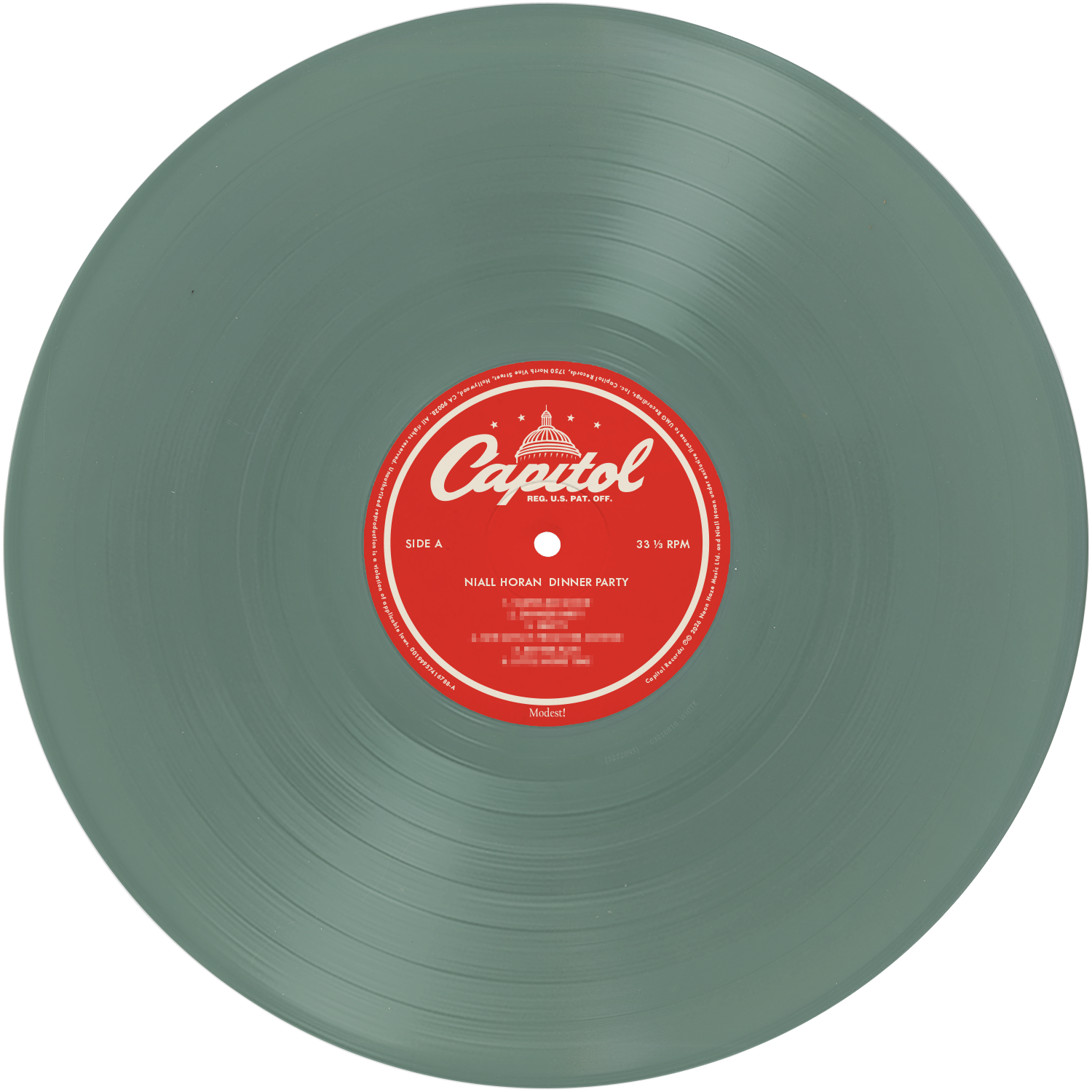 Dinner Party - Olive Vinyl + Signed Art Card