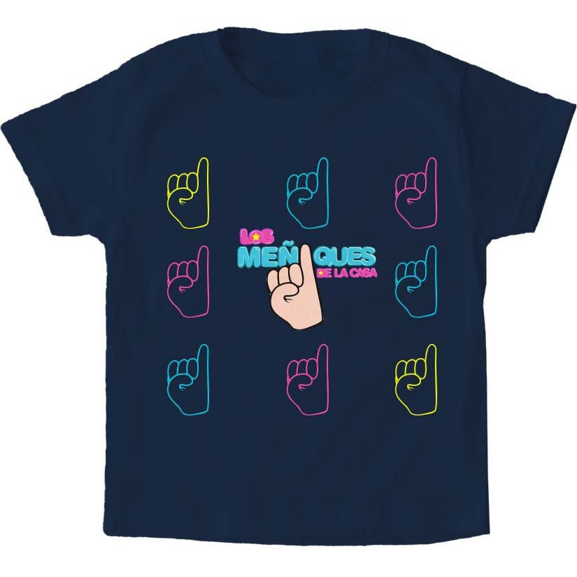Manitas Multicolor Los Meñiques de la Casa (Playera infantil)