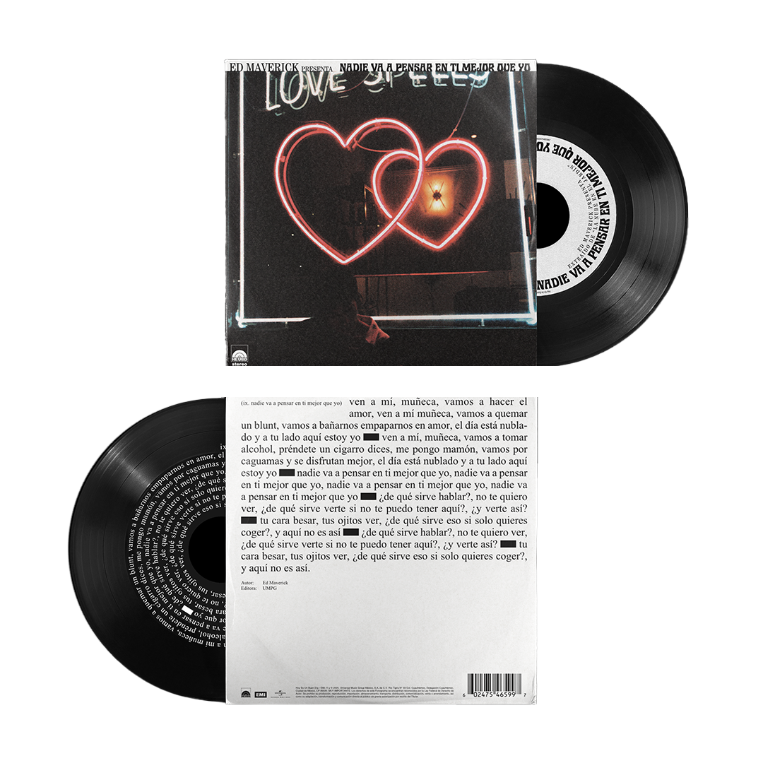 nadie va a pensar en ti mejor que yo (vinilo negro 7")