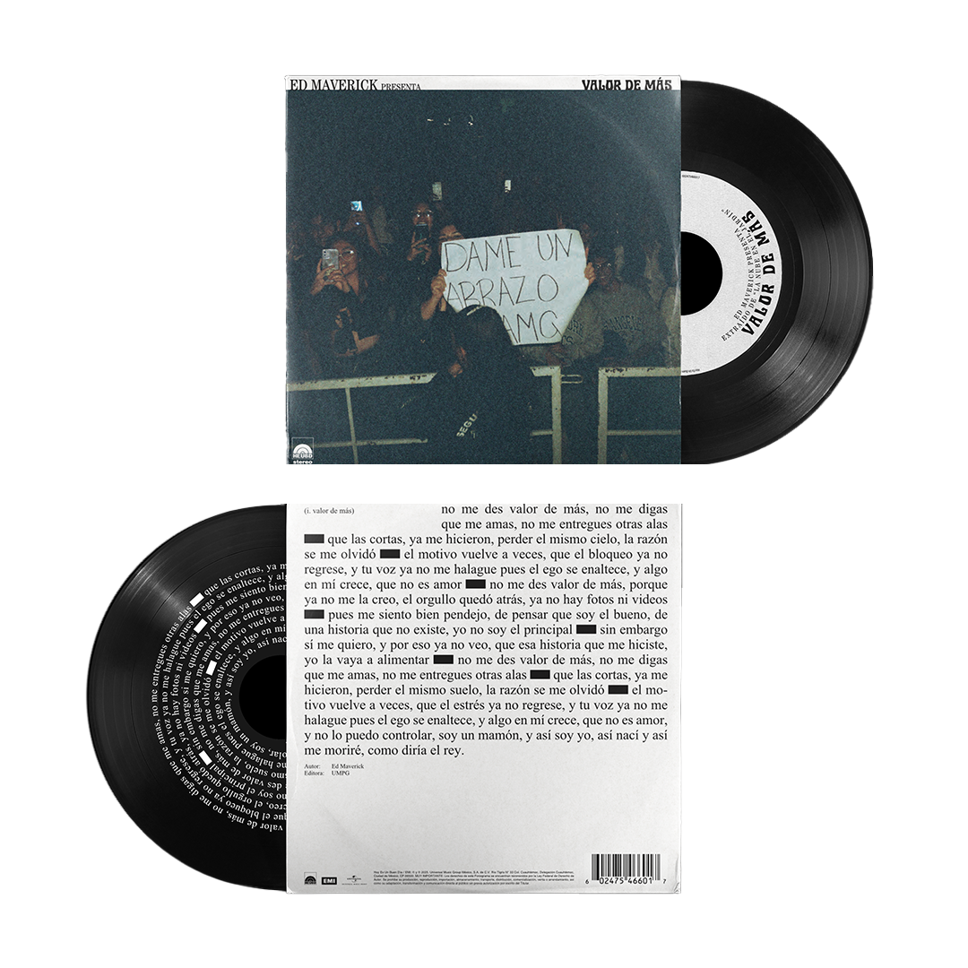 valor de más (vinilo negro 7")