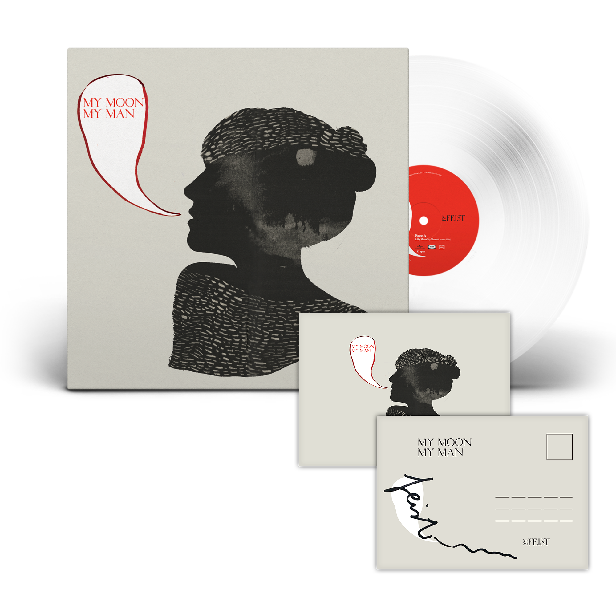 My Moon My Man 7" + Signed Art Card