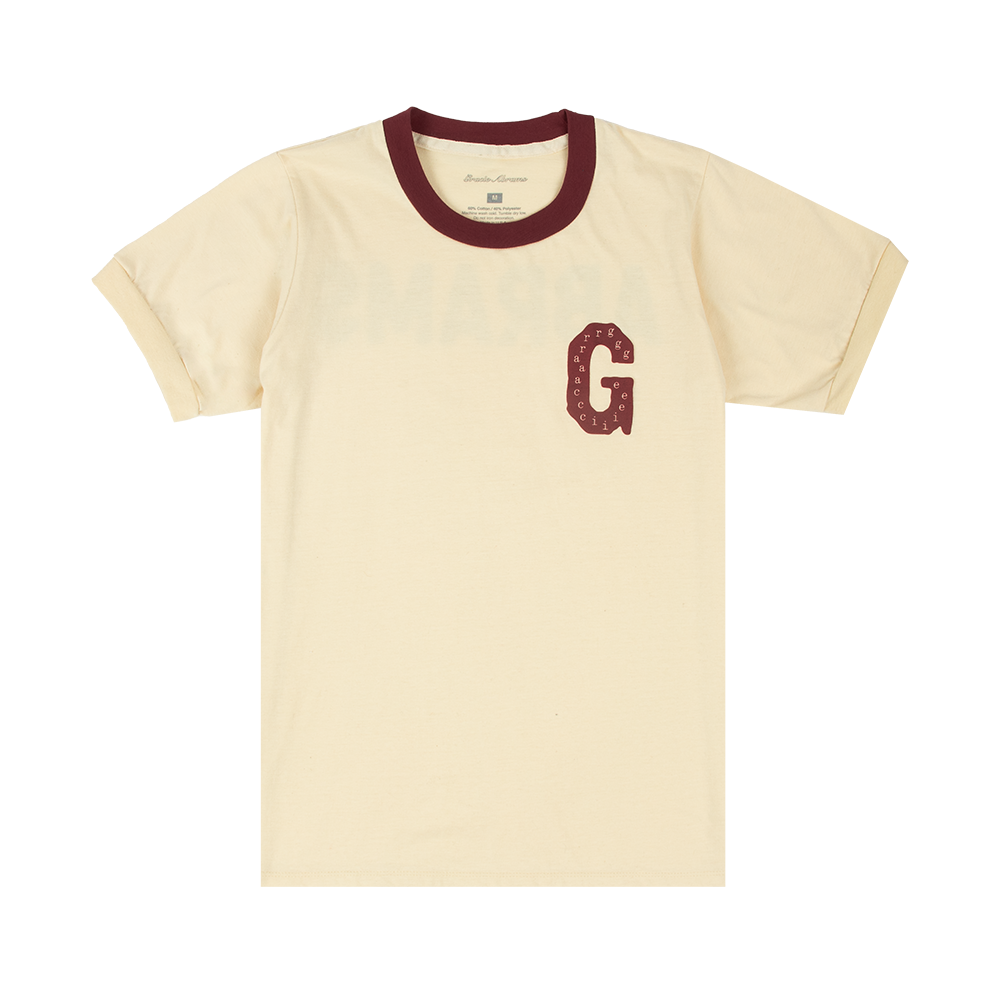 G Abrams Maroon Ringer Unisex T-Shirt