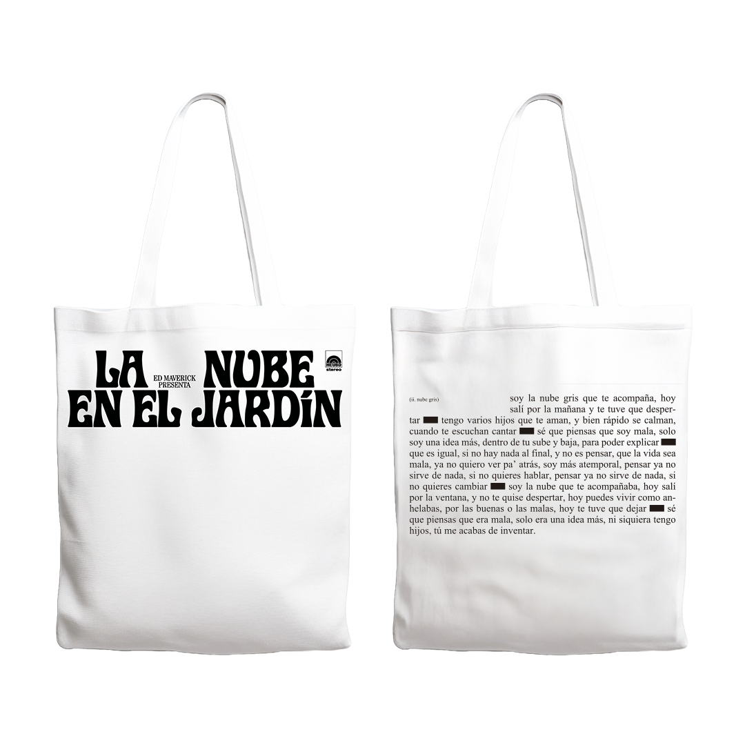 nube gris (Totebag)