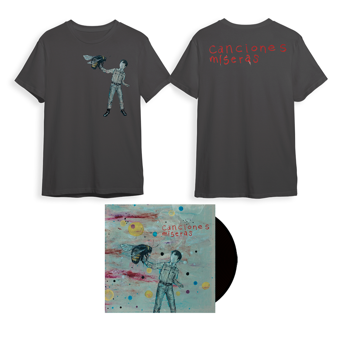 Canciones Míseras Fanpack (Playera + 2LP Black Vinyl)