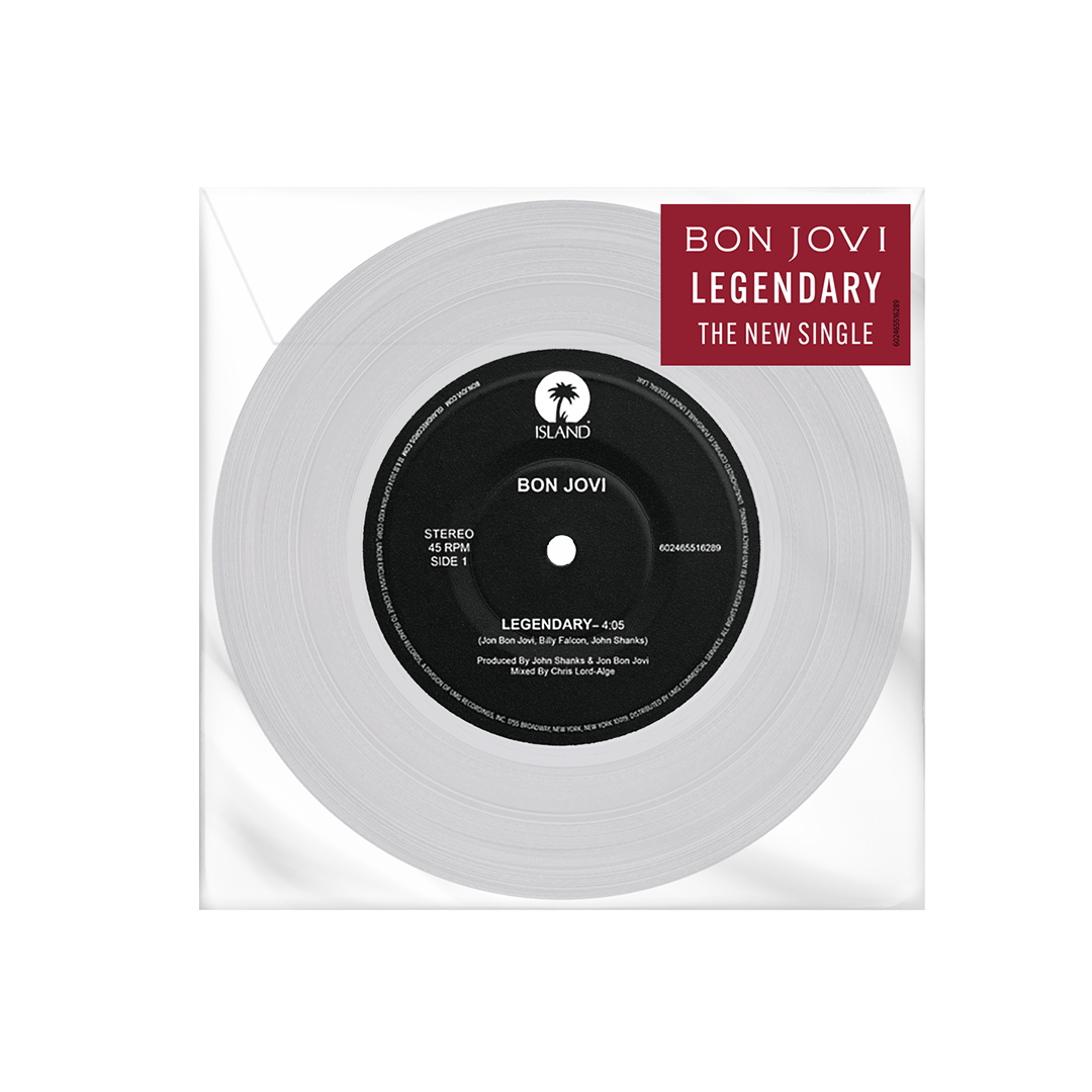 LEGENDARY - CLEAR 7" VINYL (LIMITED EDITION)