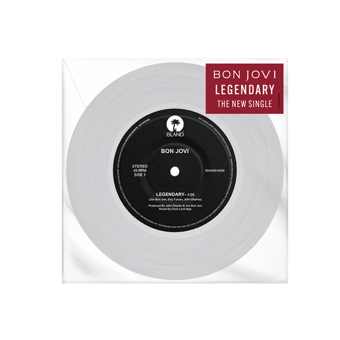 LEGENDARY - CLEAR 7" VINYL (LIMITED EDITION)
