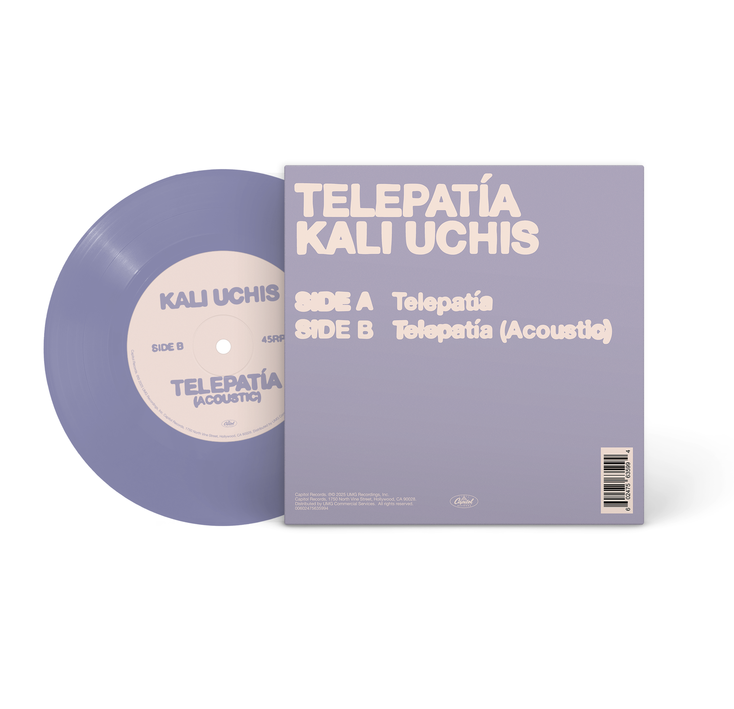 Telepatia 7" - Limited Pressing Periwinkle Vinyl