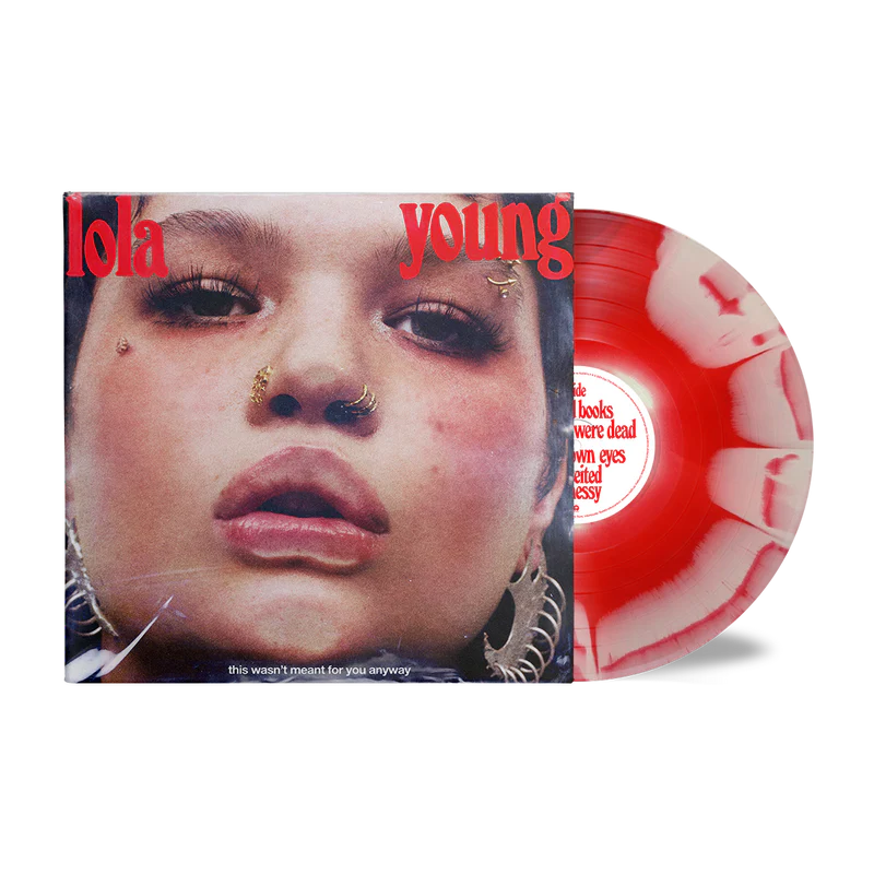 this wasn't meant for you anyway: red/white sunburst vinyl