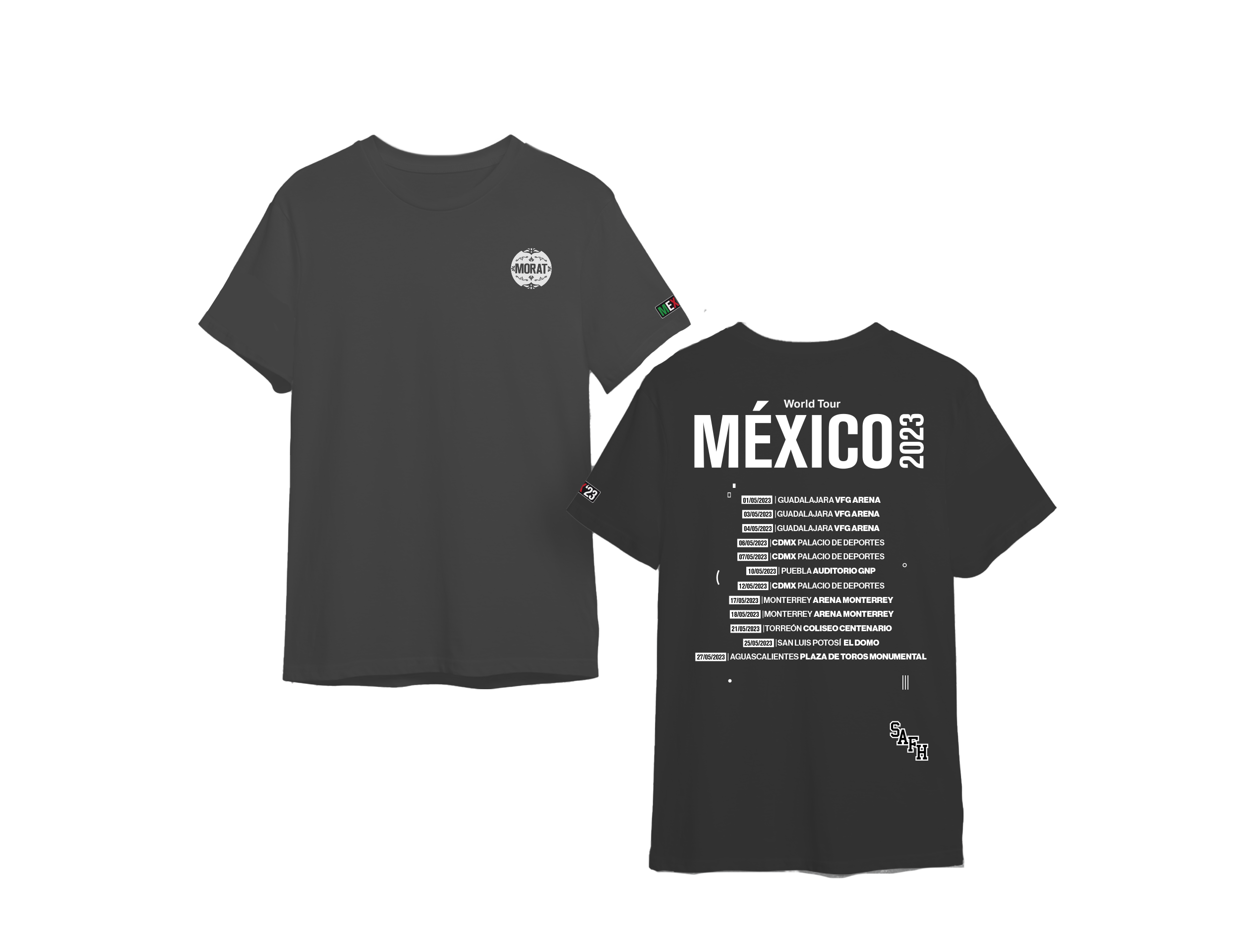 Playera Conmemorativa Tour Morat MX