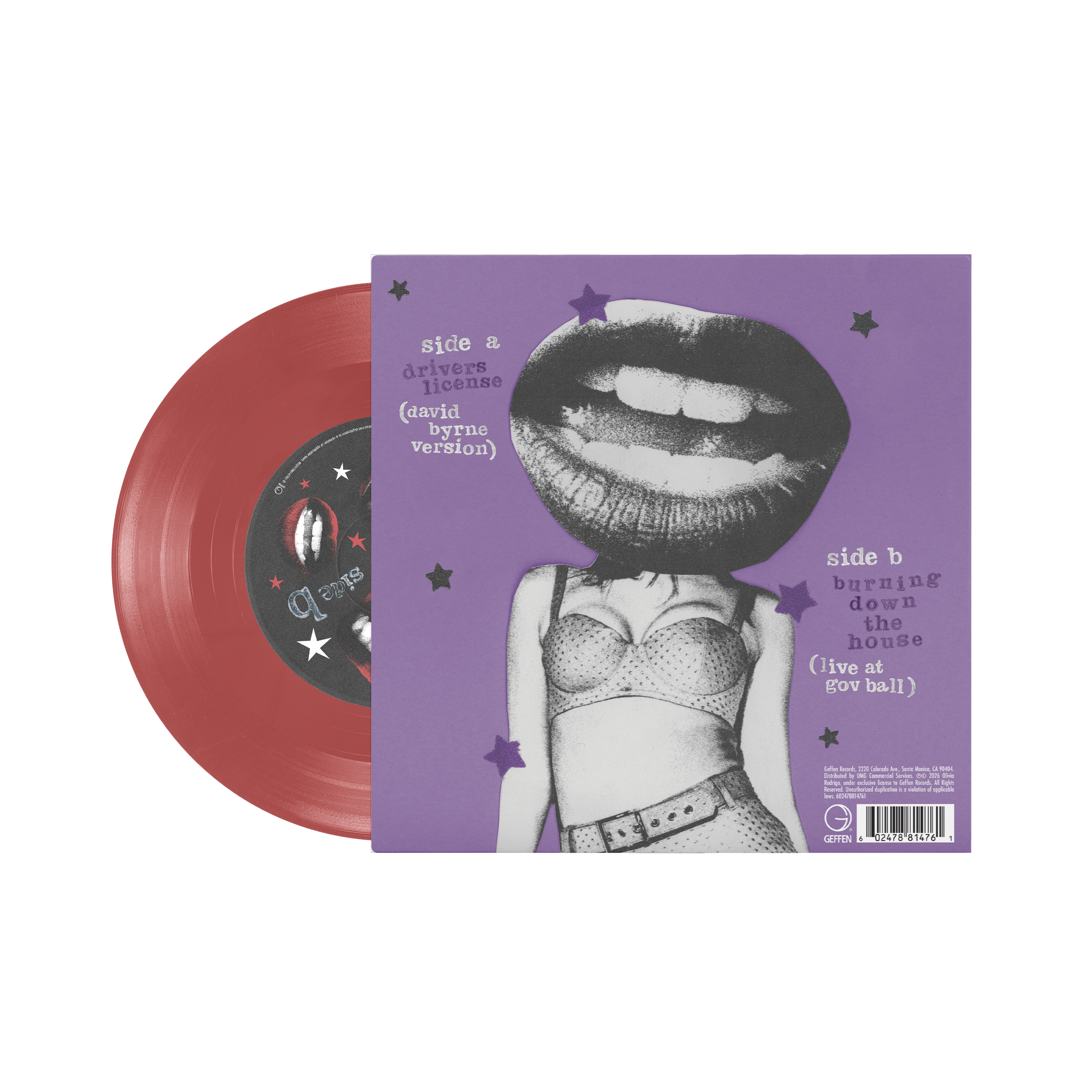 drivers license / burning down the house 7" vinyl