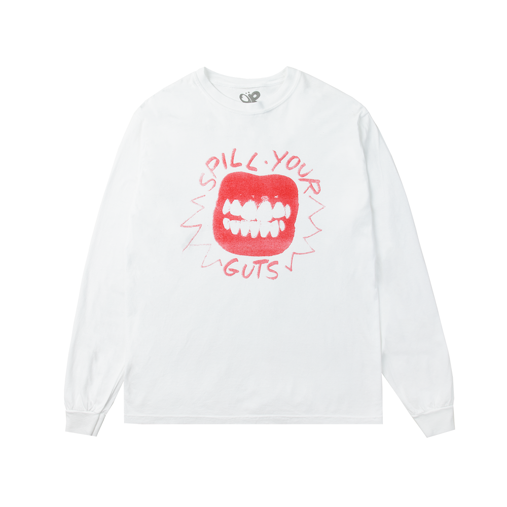 spill your guts long sleeve t-shirt