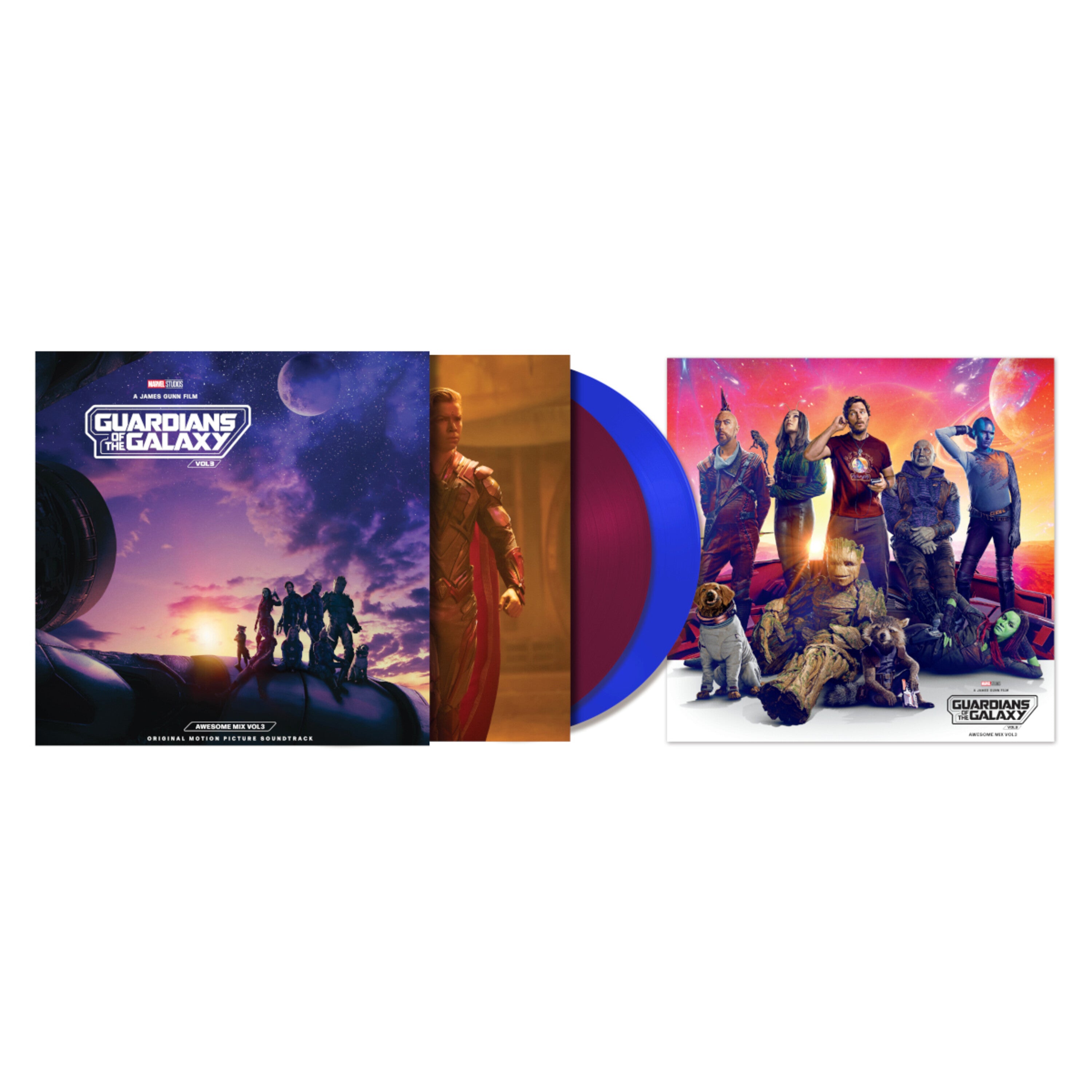 Guardians of the Galaxy Vol. 3: Awesome Mix Vol. 3 (Limited Transparent Grape Purple & Cobalt Blue 2LP)