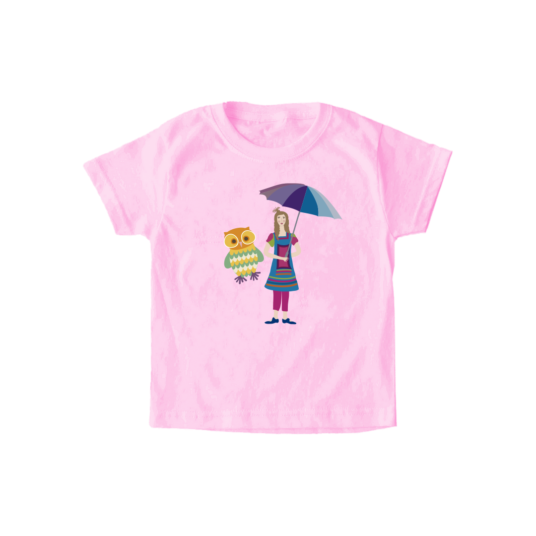 Mariana y Luo (Playera infantil rosa) - uDiscover Store MX