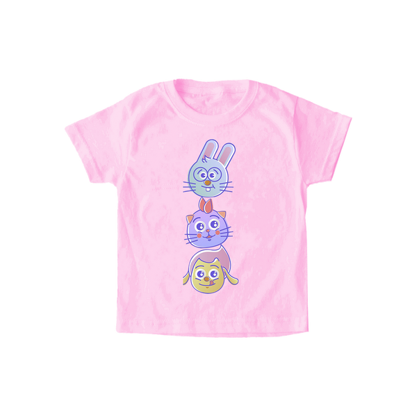 Ninaná Nuevos Amigos (Playera infantil rosa) - uDiscover Store MX