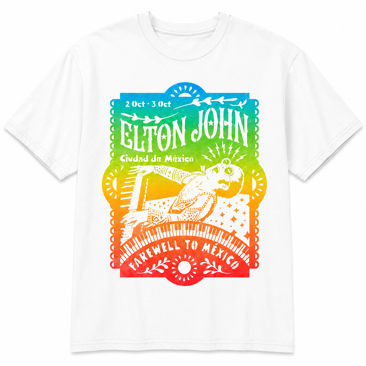 Farewell to Mexico (Limited Tour Edition White T-Shirt)