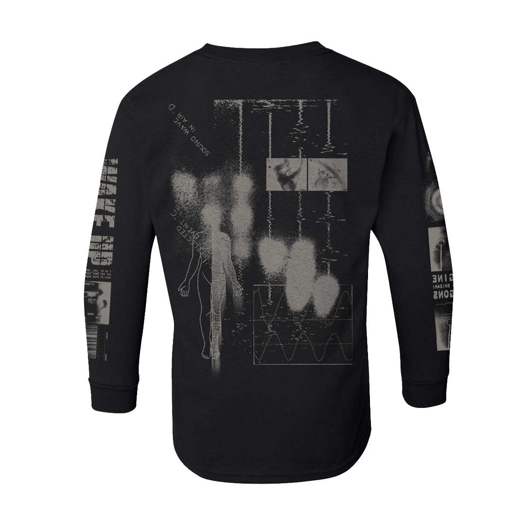 Wake Up Black Youth Long Sleeve (Playera manga larga juvenil)