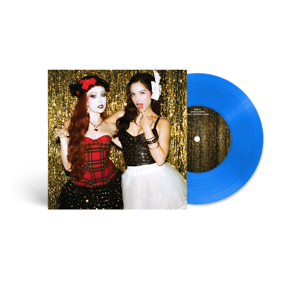 expectations - 'LA behavior' translucent blue 7" vinyl