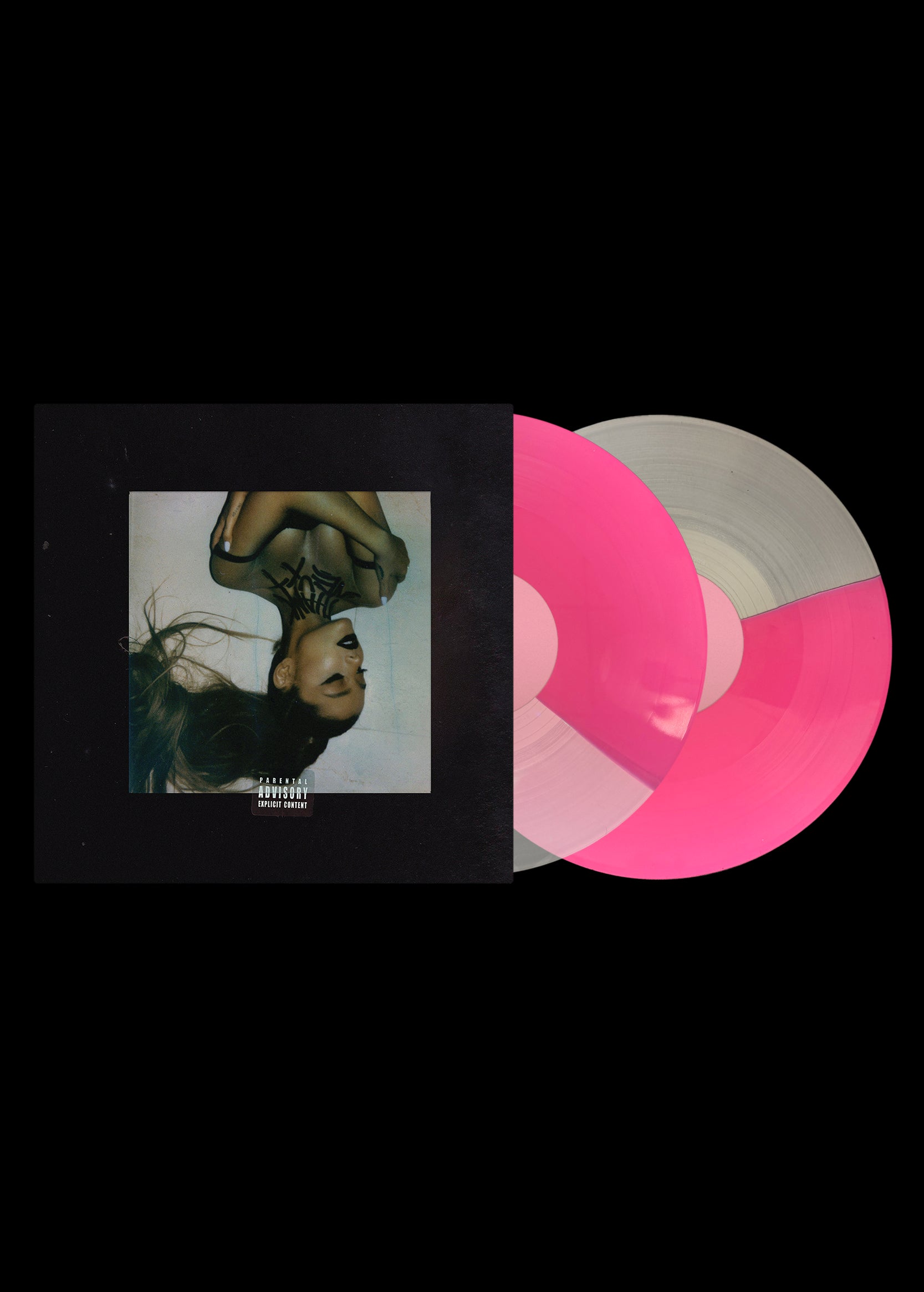 thank u, next 2lp (half clear/pink)