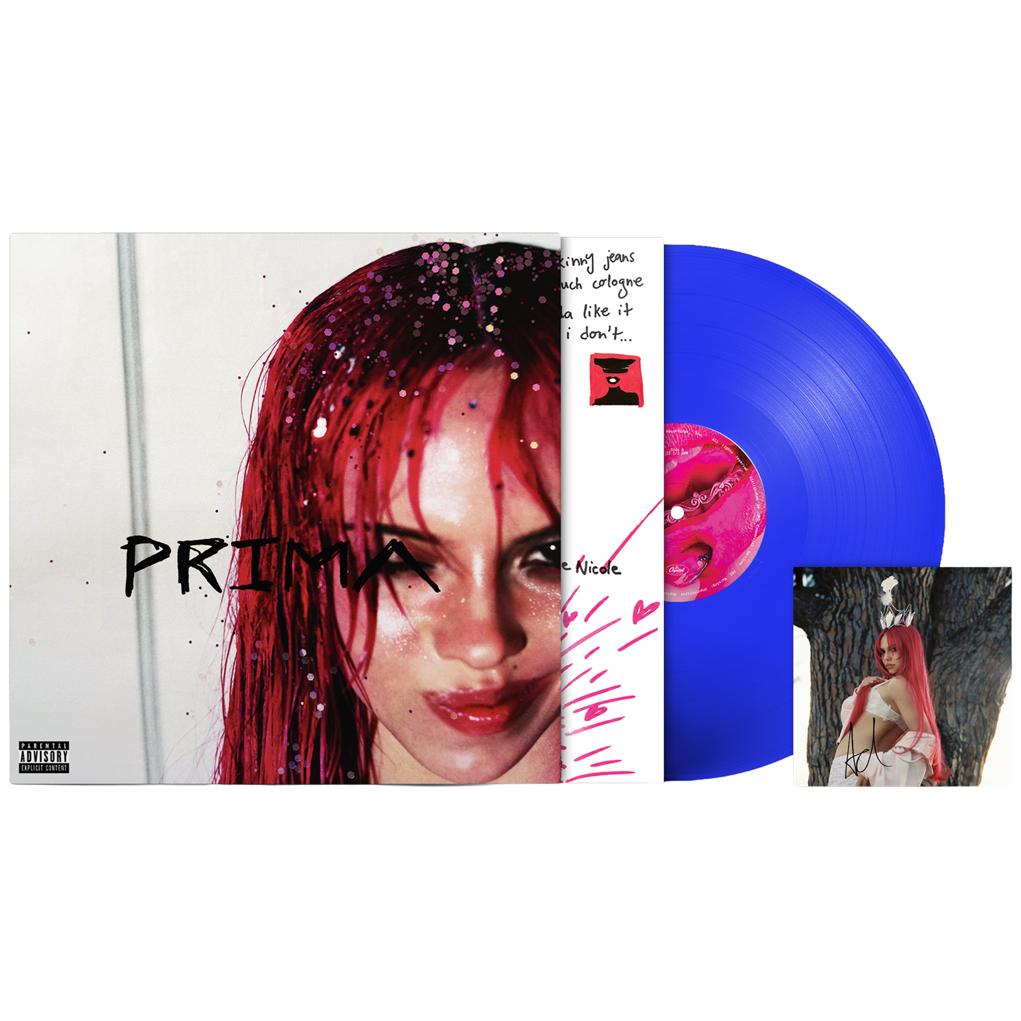 PRIMA - Electric Blue Vinyl + Signed art card