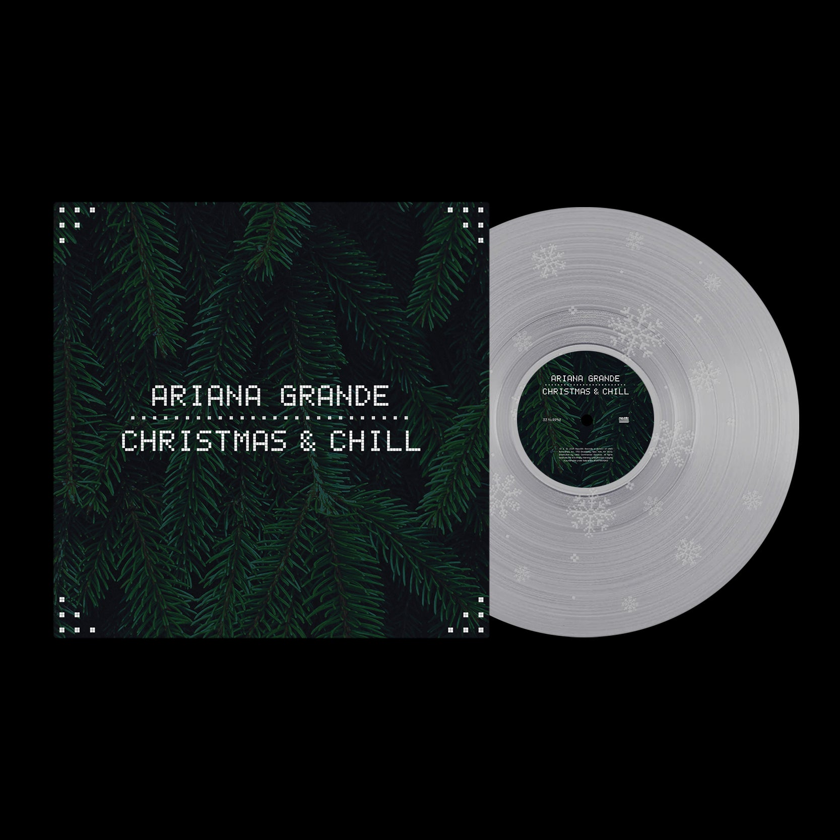 christmas & chill 10th anniversary edition lp (clear w/ snowflake etching)