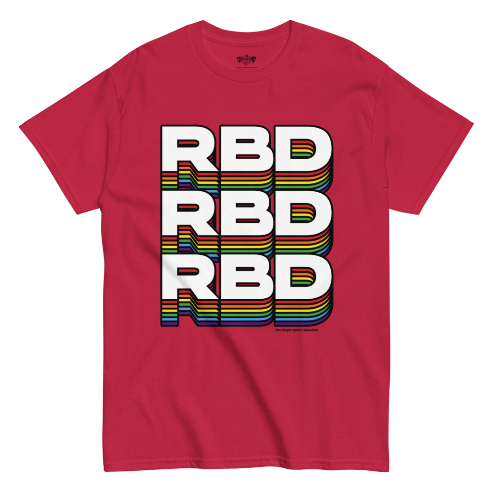 RBD Rainbow Logo (Playera Roja)