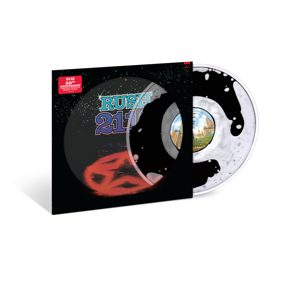 Rush - 2112 'Clear + Midnight' Liquid Filled LP