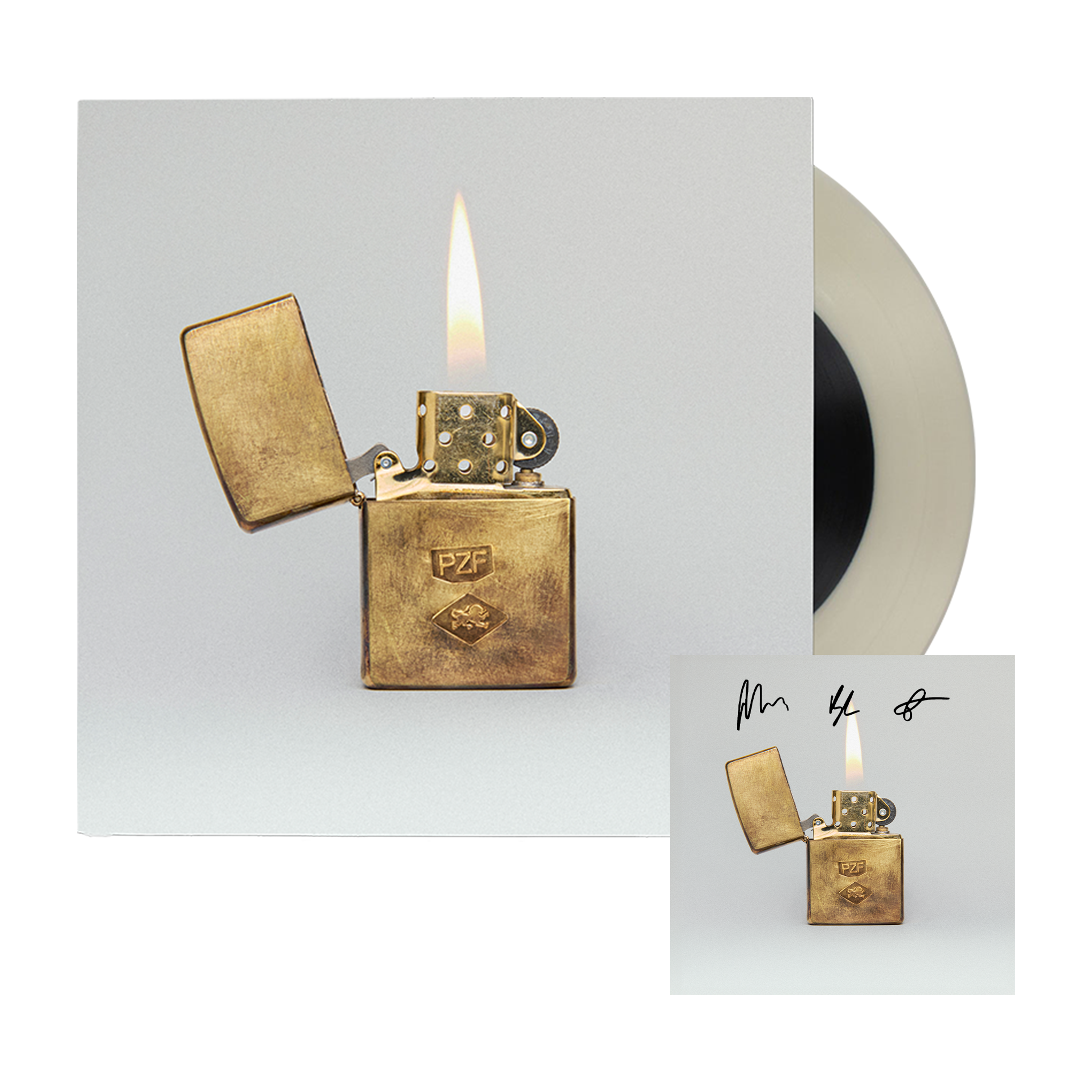 Prizefighter: 'Clover' Black On Clear Vinyl + Signed Artcard