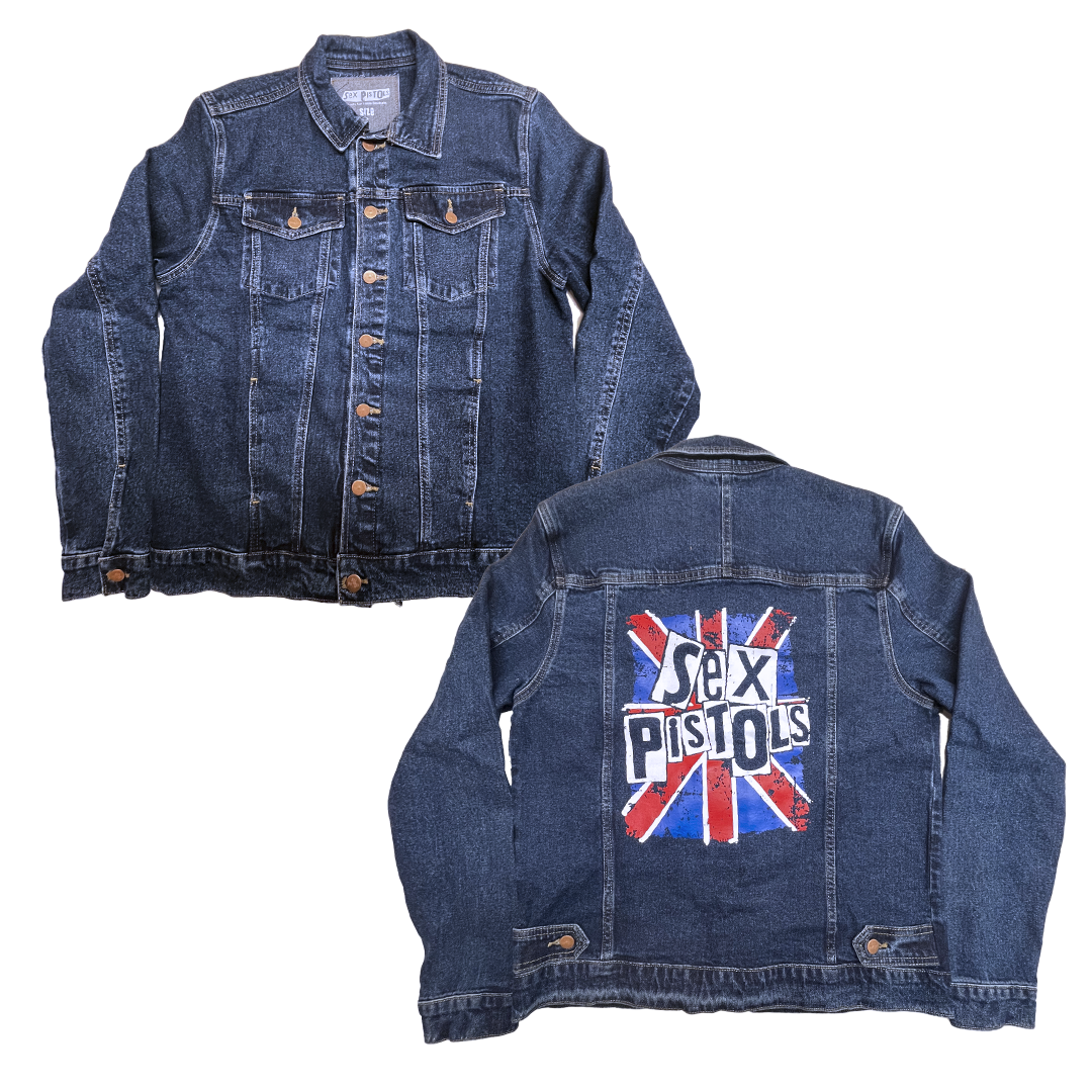 Sex Pistols Union Jack Logo (Denim Jacket)