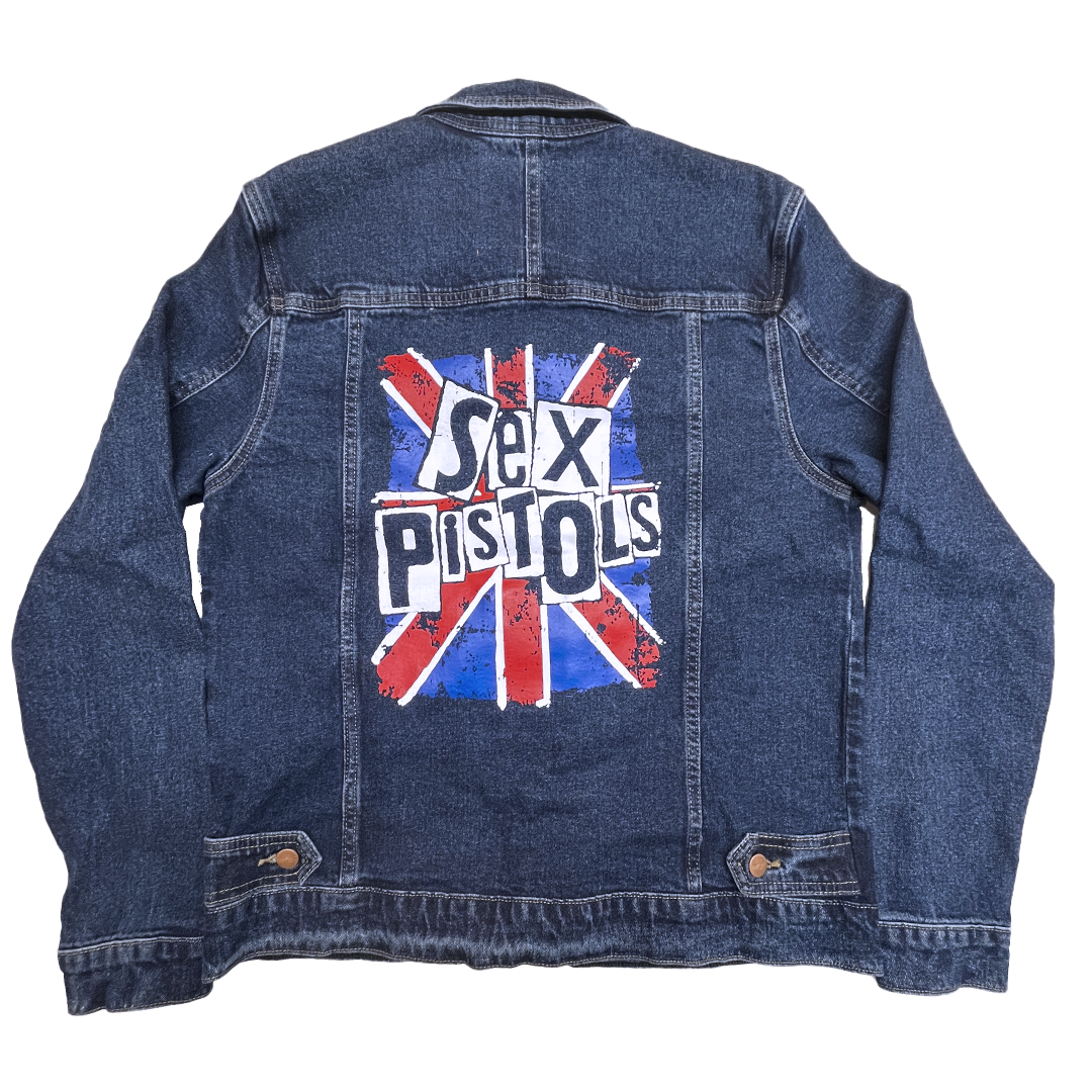 Sex Pistols Union Jack Logo (Denim Jacket)