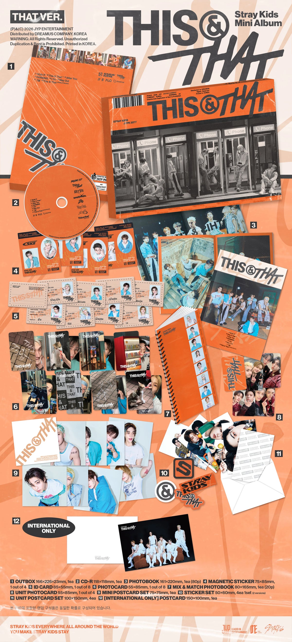 CD Stray Kids THIS & THAT (that Ver.)