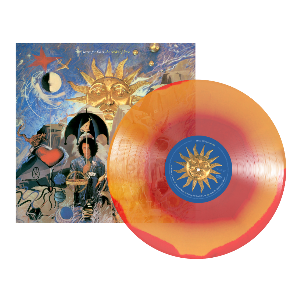 The Seeds Of Love (Steve Wilson Mix): Sunburst Orange & Red Vinyl LP