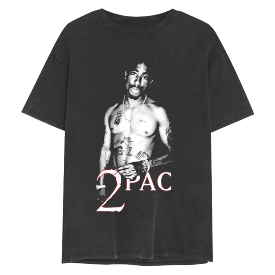 2Pac B&W Photo (Playera)