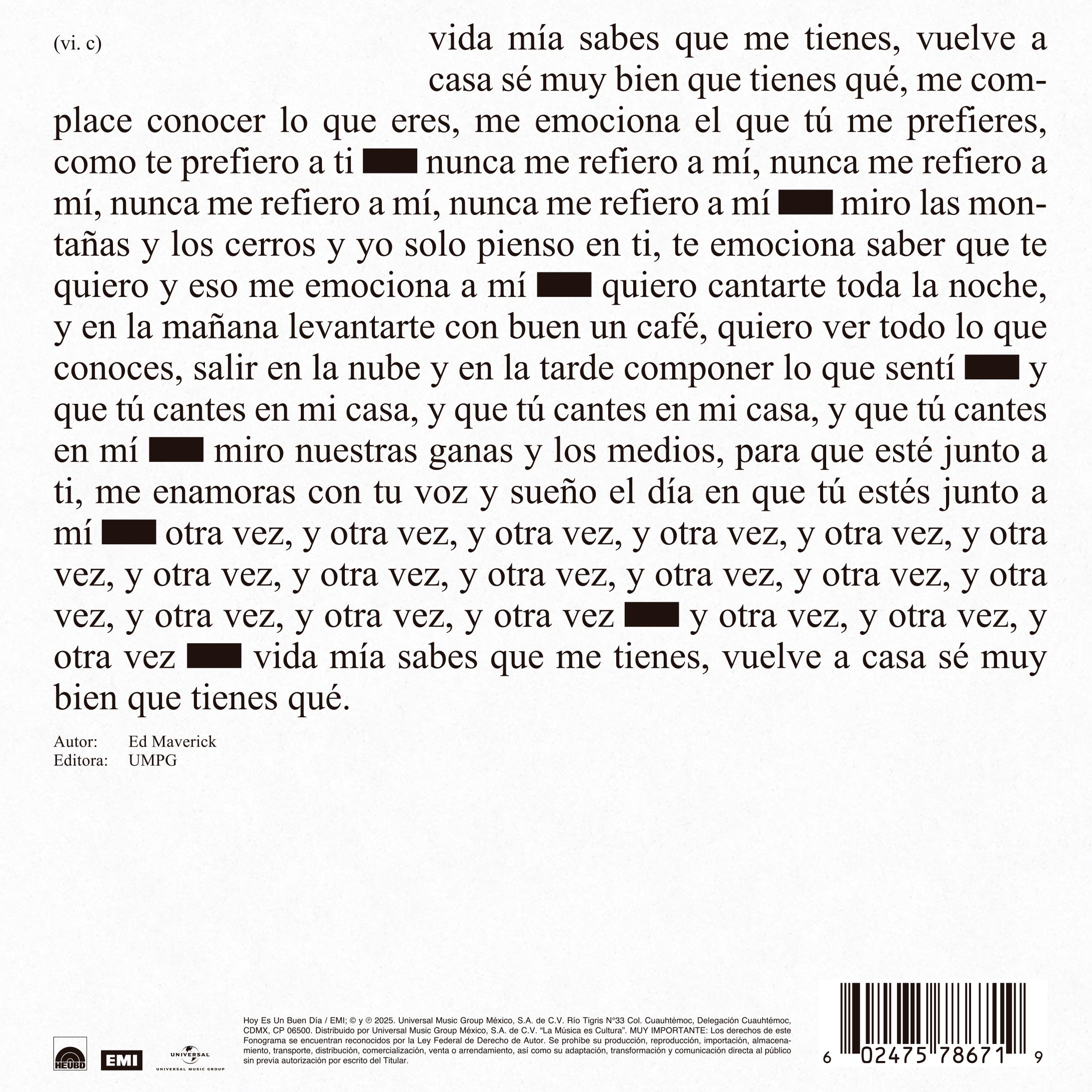 c (vinilo negro 7")