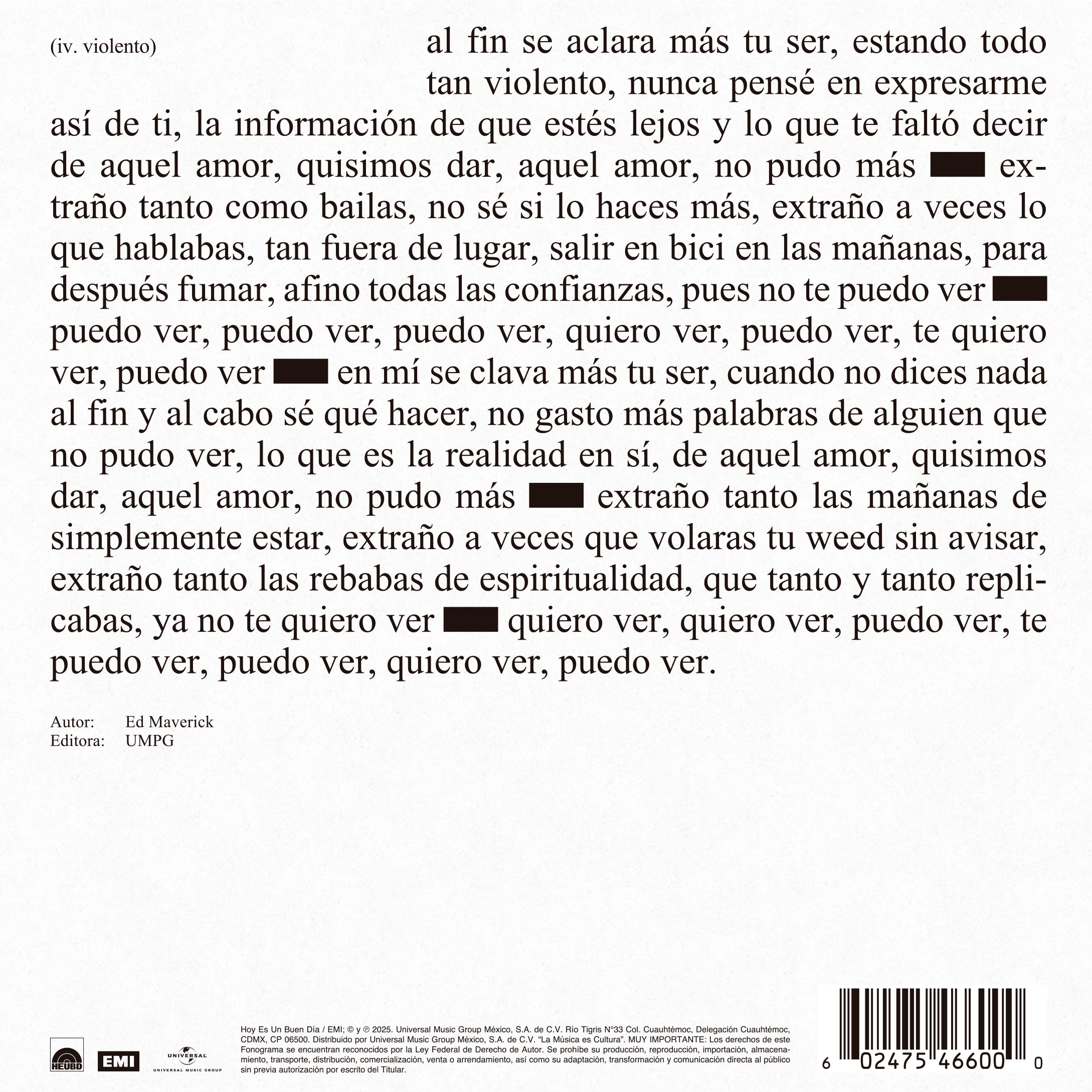 violento (vinilo negro 7")