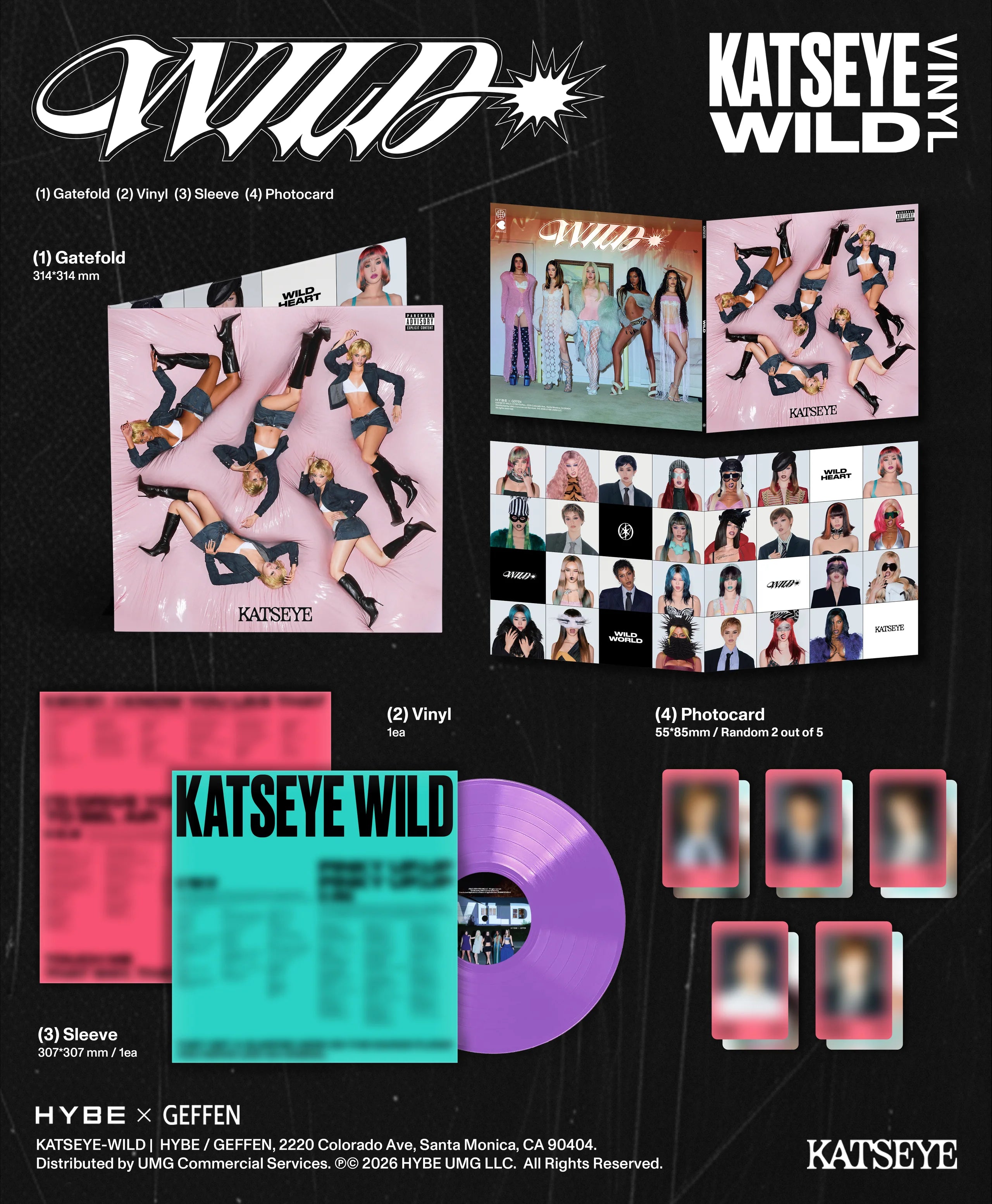 WILD - Official Store Exclusive Vinyl + Signed Artcard